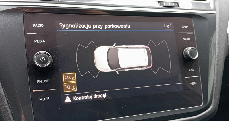 Volkswagen Tiguan cena 86900 przebieg: 110013, rok produkcji 2019 z Koprzywnica małe 211